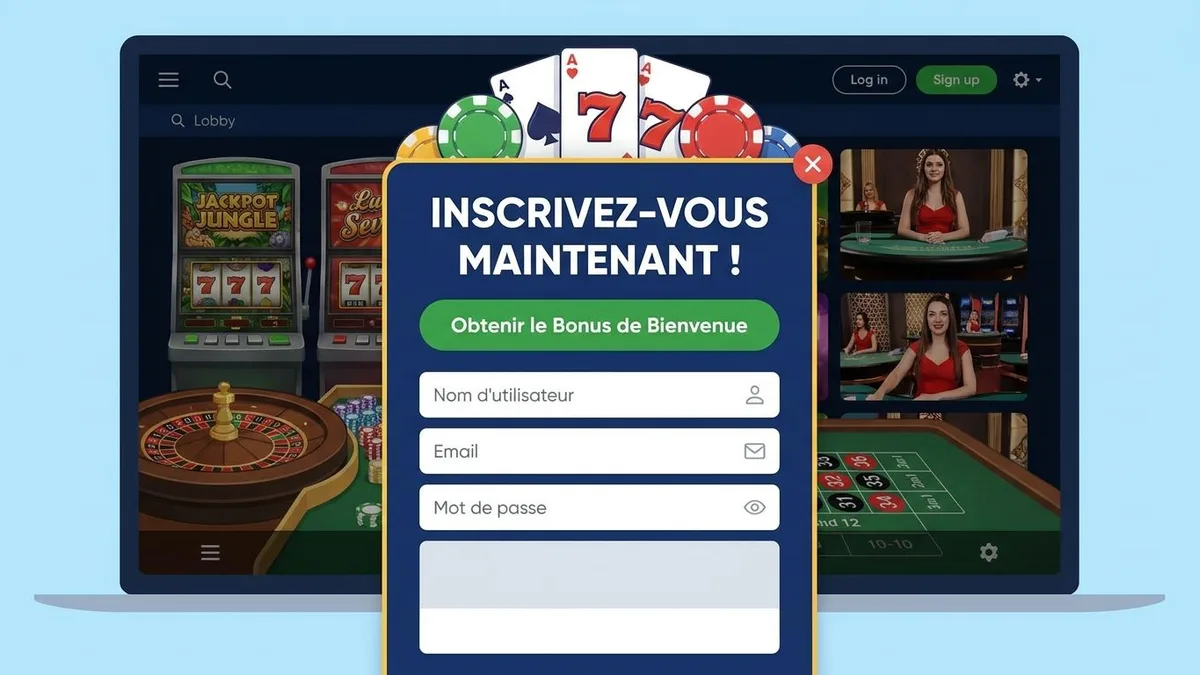 Inscription avec bonus